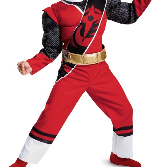 Toddler Red Power Ranger Costume - Picture 3 of 4